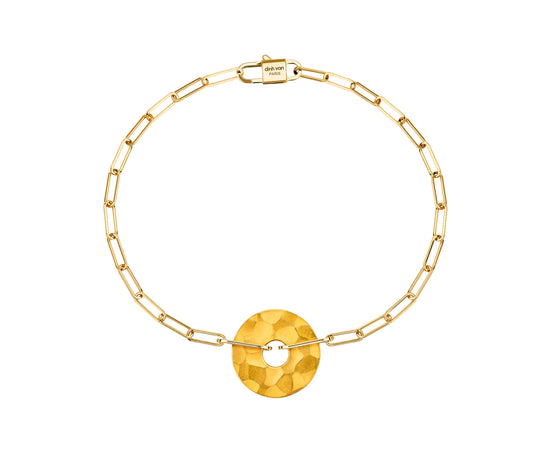 Bracelet Pi 14mm or jaune 24Kt