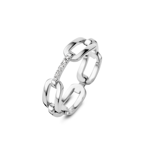 Bague Unchain argent et diamants