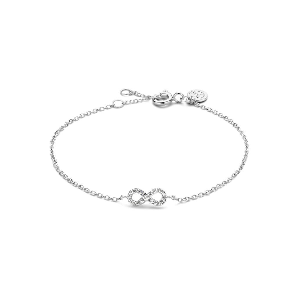 Bracelet Infinity argent et diamants