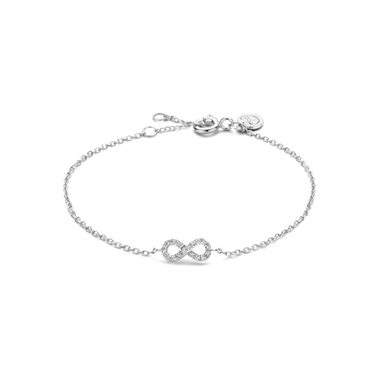 Bracelet Infinity argent et diamants