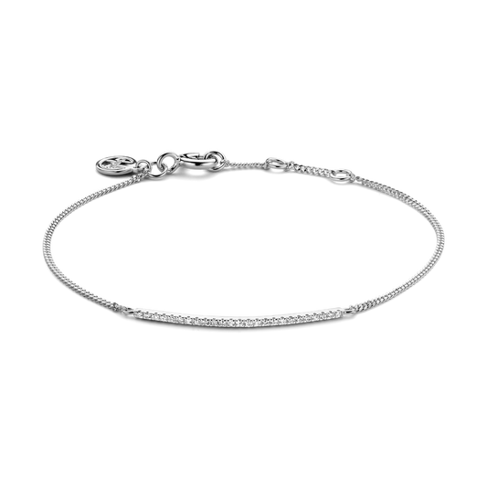 Bracelet Linea argent et diamants