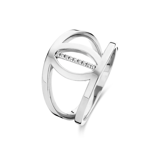 Bague Dash argent et diamants