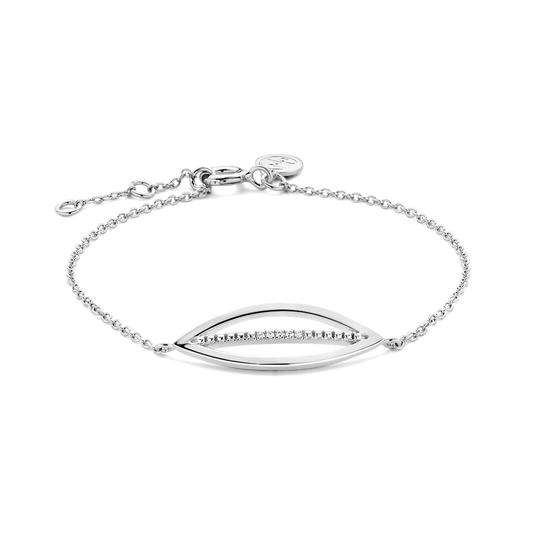 Bracelet Dash argent et diamants