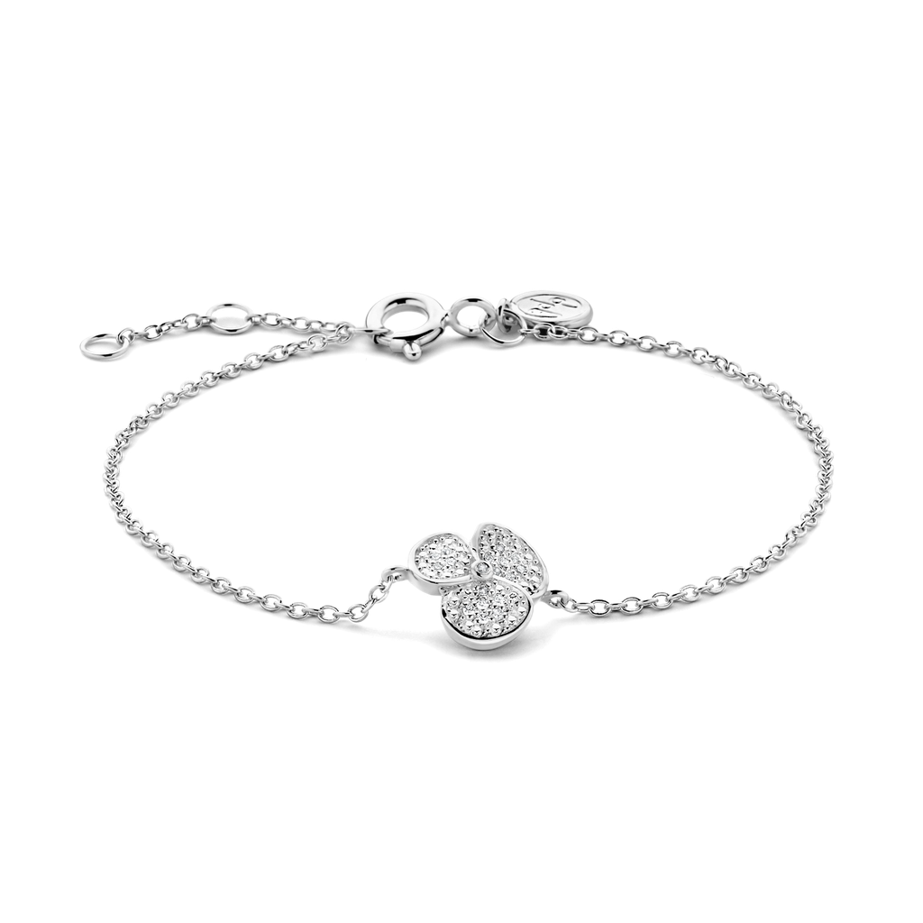 Bracelet Poppy argent et diamants