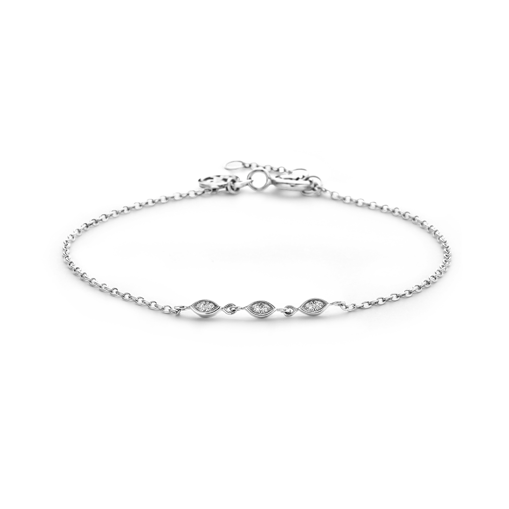 Bracelet Golden Eye argent et diamants