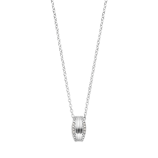 Pendentif Vesper argent et diamants